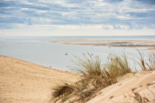 View of The Arcachon Bay and The Duna of Pyla, France View of The Arcachon Bay and The Duna of Pyla, Aquitaine, France