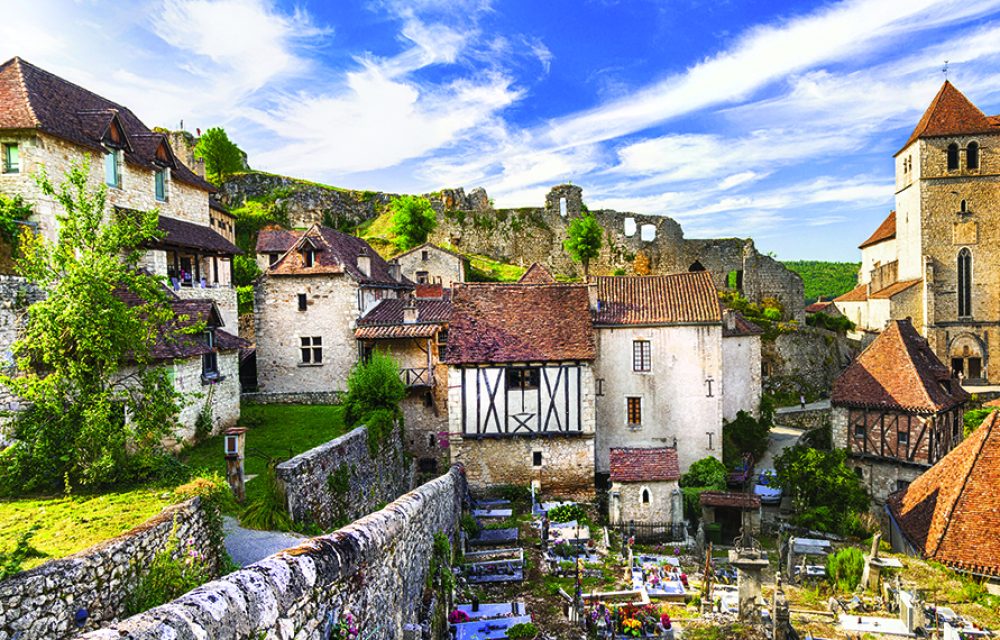 Saint-Cirq-Lapopie - one of the most beautiful villages of Franc